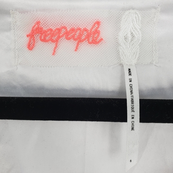 Free People Women US 6 champagne all over sequin dress Party Girl mini side zip - Picture 4 of 15